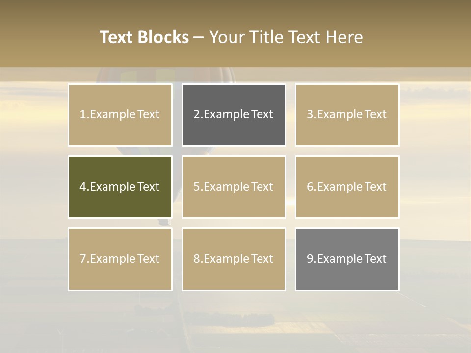 Tourism Striped Aerial PowerPoint Template