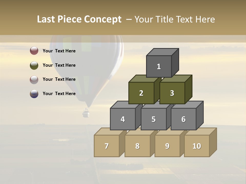 Tourism Striped Aerial PowerPoint Template