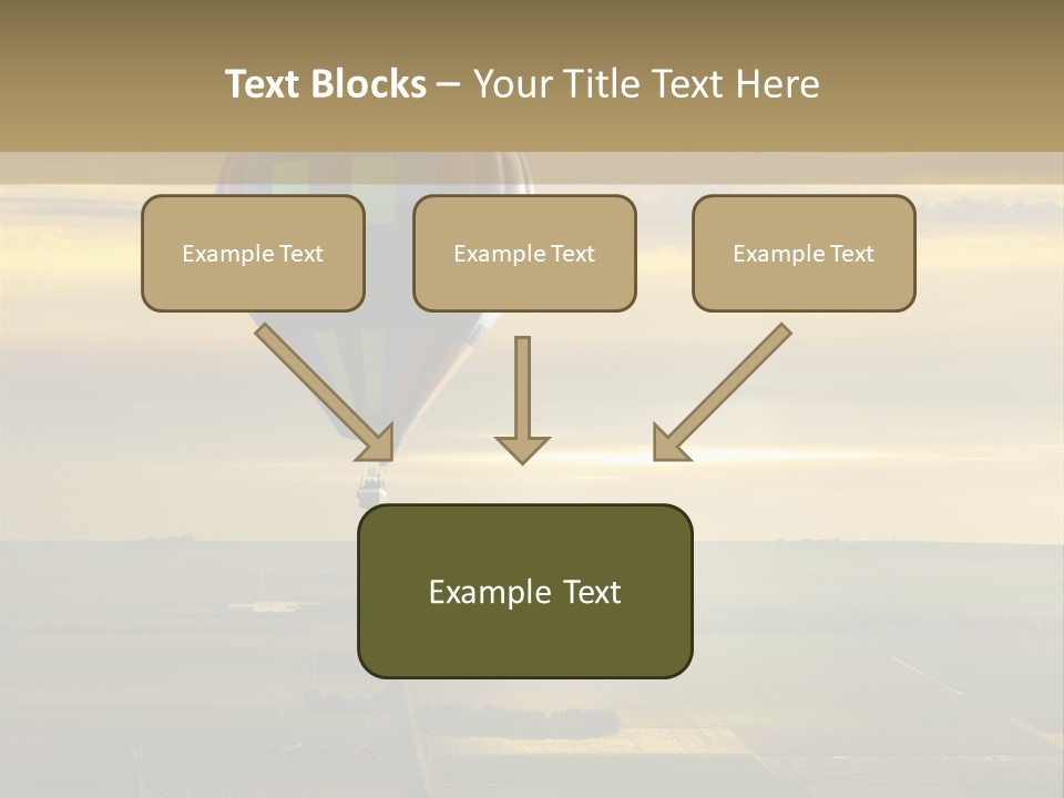 Tourism Striped Aerial PowerPoint Template