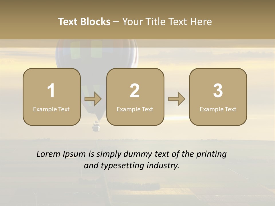 Tourism Striped Aerial PowerPoint Template