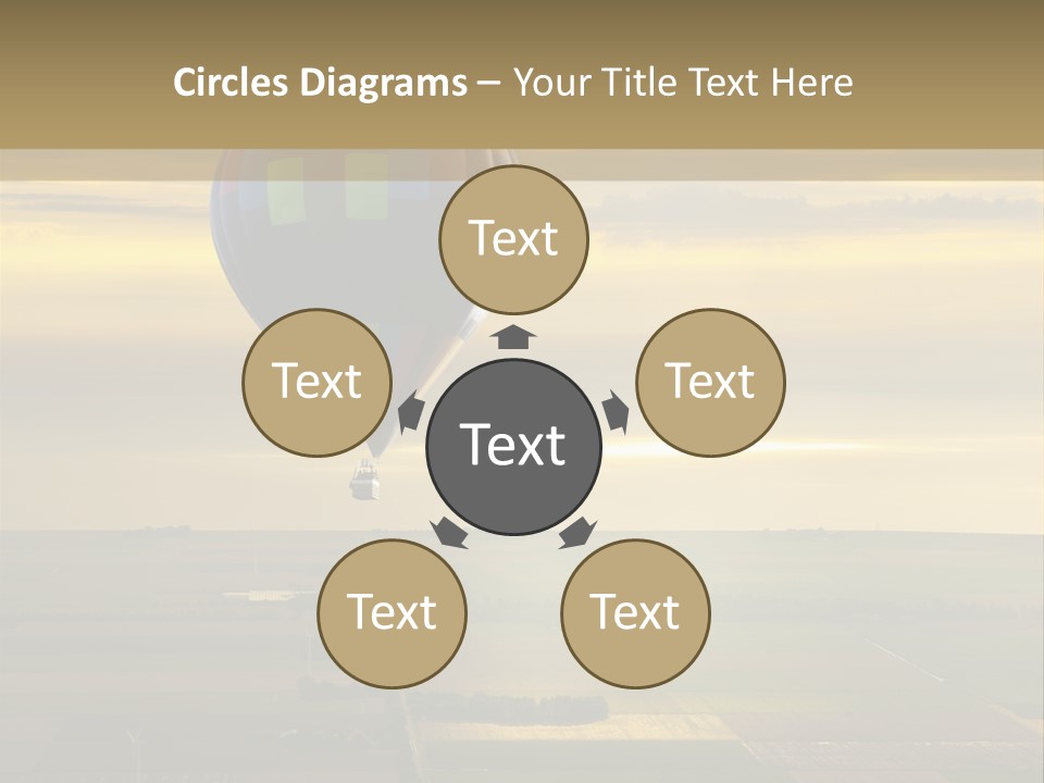 Tourism Striped Aerial PowerPoint Template