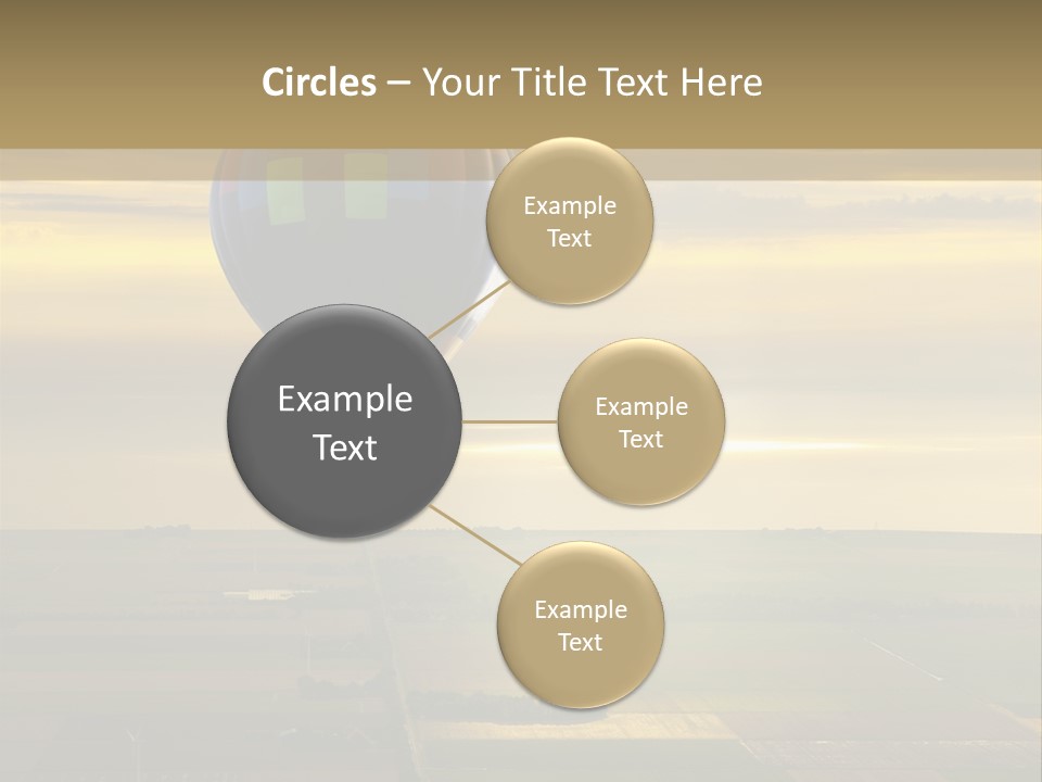 Tourism Striped Aerial PowerPoint Template