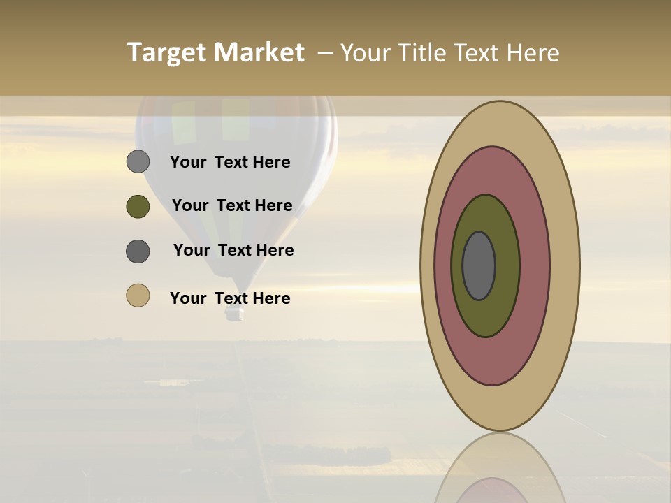 Tourism Striped Aerial PowerPoint Template