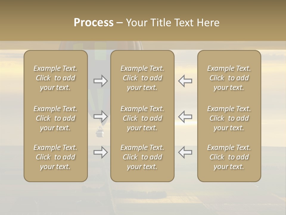 Tourism Striped Aerial PowerPoint Template