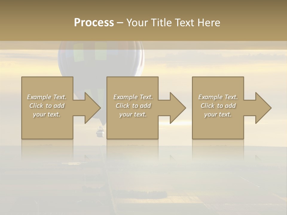 Tourism Striped Aerial PowerPoint Template