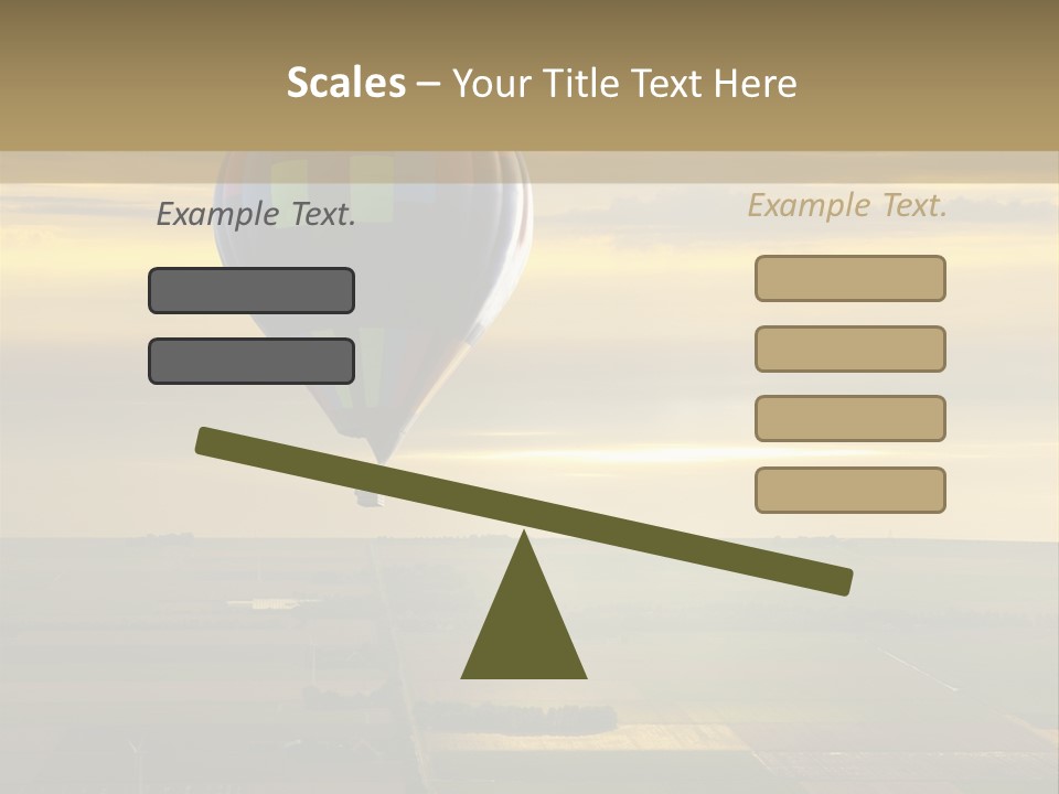 Tourism Striped Aerial PowerPoint Template