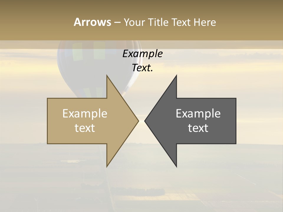 Tourism Striped Aerial PowerPoint Template
