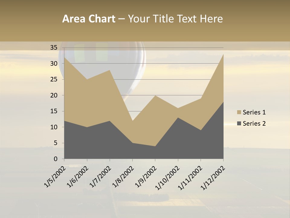 Tourism Striped Aerial PowerPoint Template