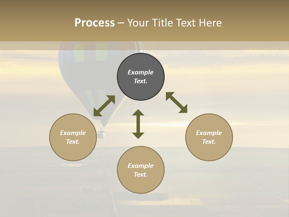 Tourism Striped Aerial PowerPoint Template