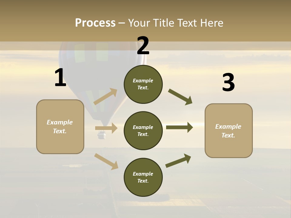 Tourism Striped Aerial PowerPoint Template