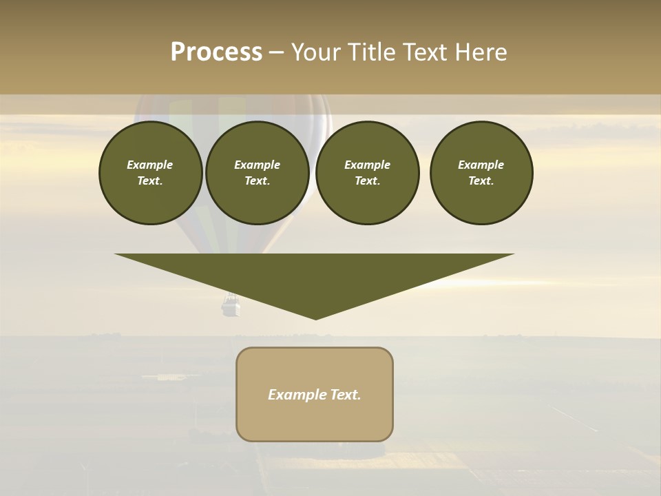 Tourism Striped Aerial PowerPoint Template
