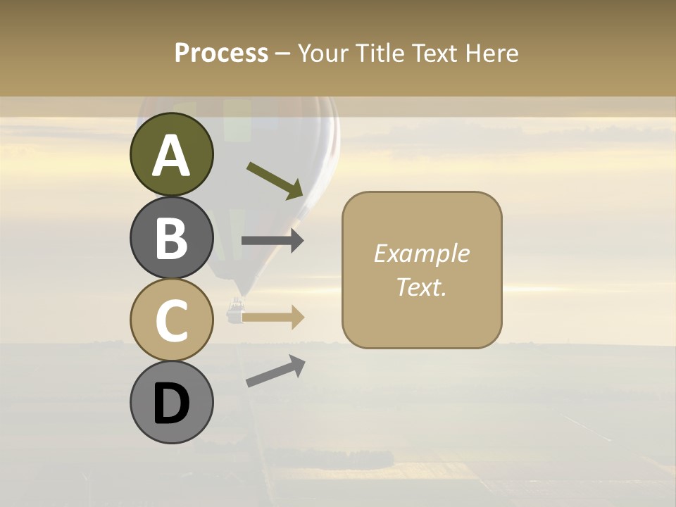 Tourism Striped Aerial PowerPoint Template