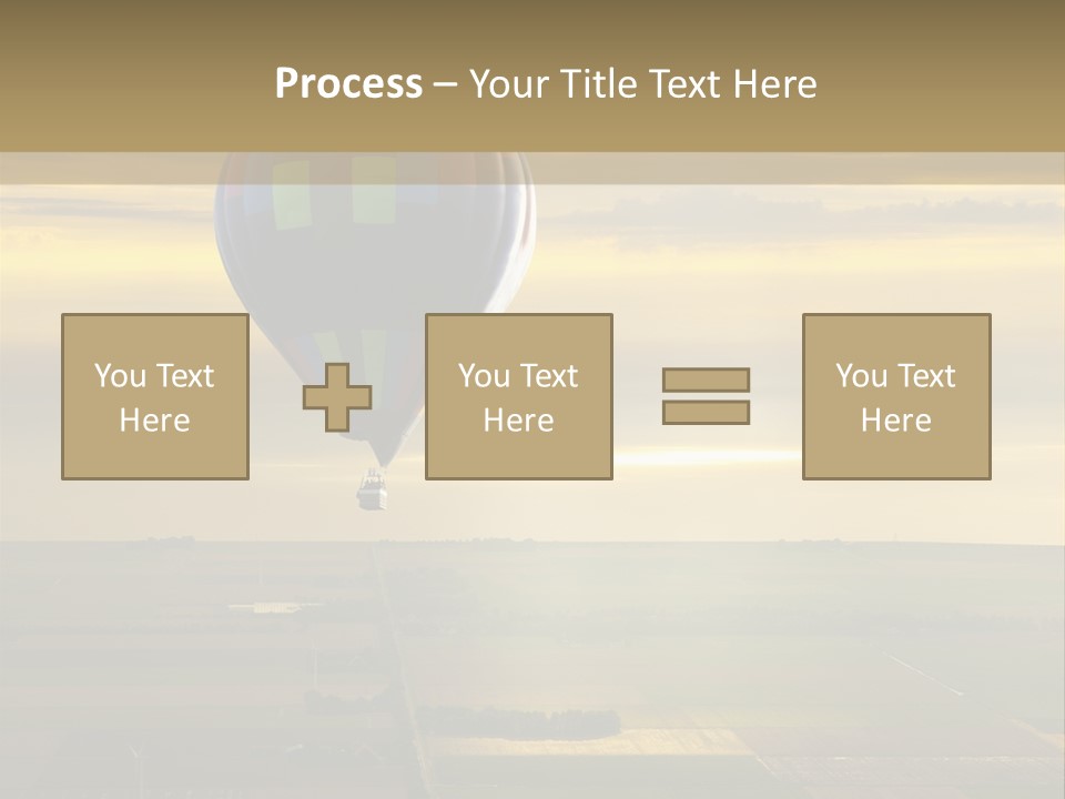 Tourism Striped Aerial PowerPoint Template