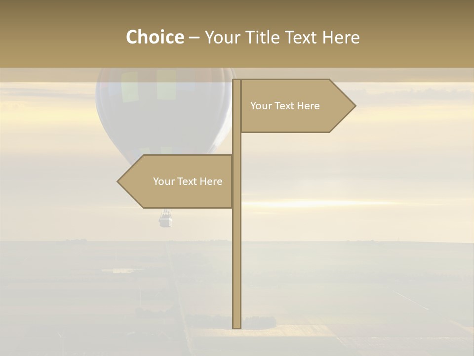 Tourism Striped Aerial PowerPoint Template