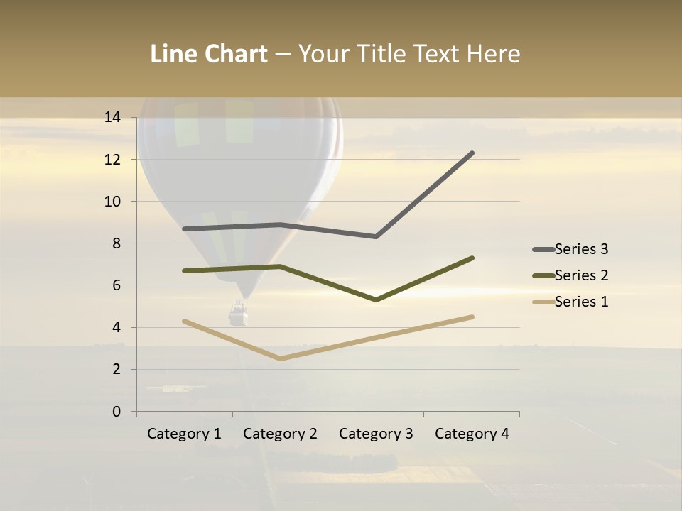 Tourism Striped Aerial PowerPoint Template