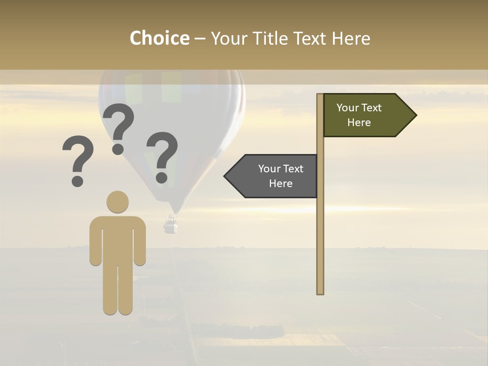 Tourism Striped Aerial PowerPoint Template