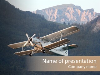 Airforce Veteran Aircraft PowerPoint Template