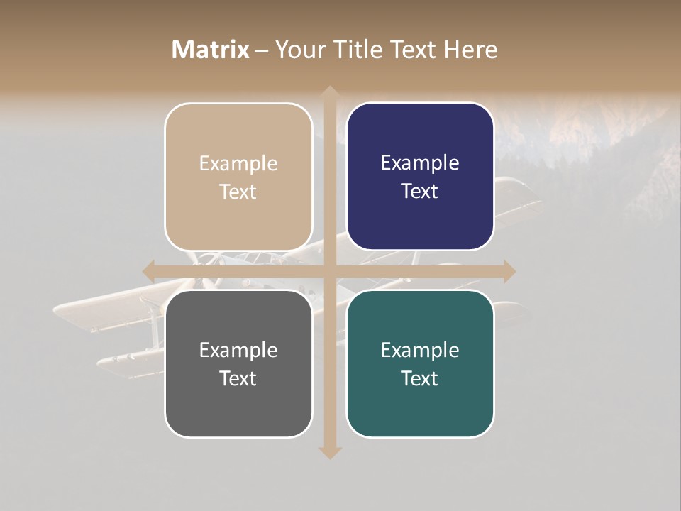 Airforce Veteran Aircraft PowerPoint Template