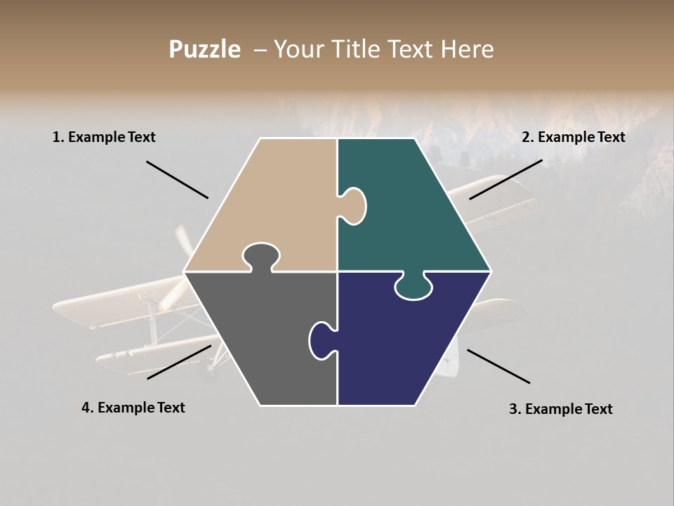 Airforce Veteran Aircraft PowerPoint Template