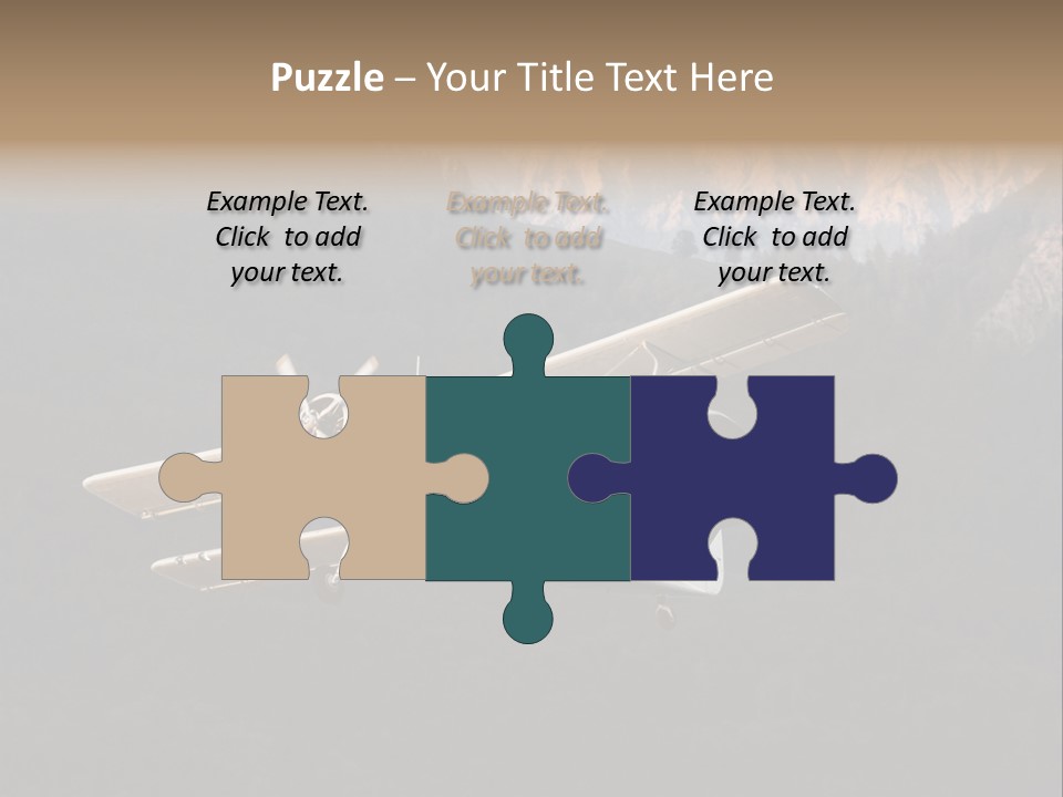 Airforce Veteran Aircraft PowerPoint Template