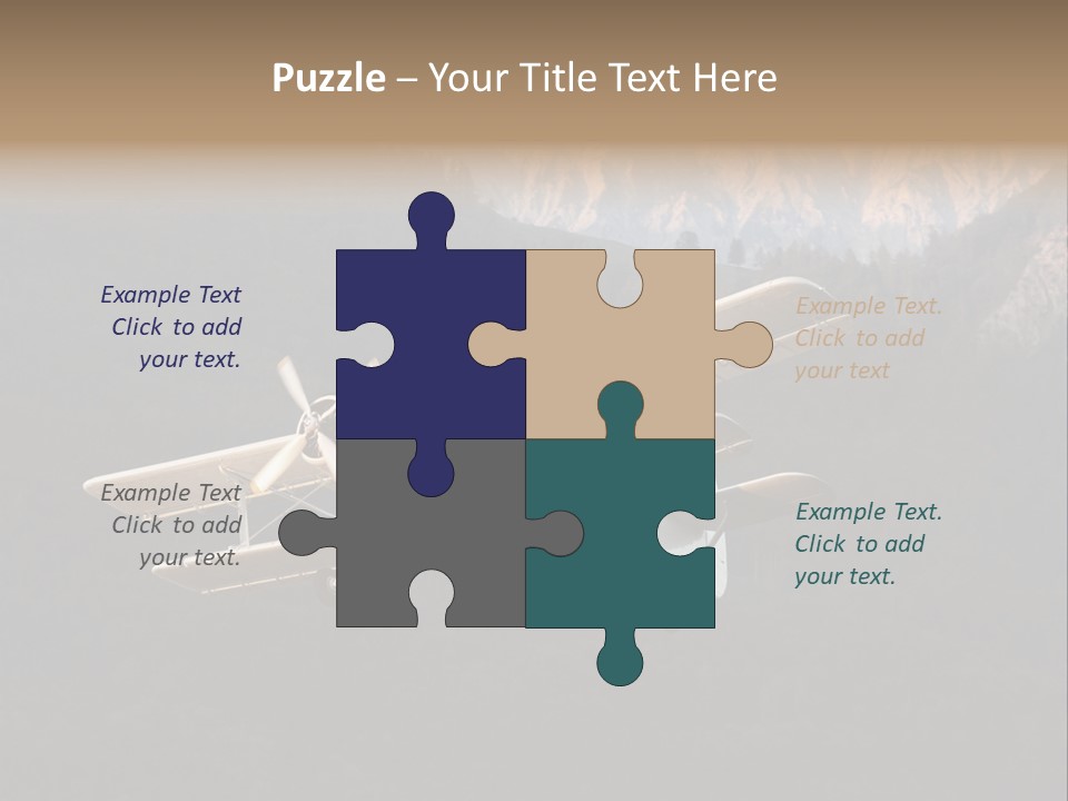 Airforce Veteran Aircraft PowerPoint Template