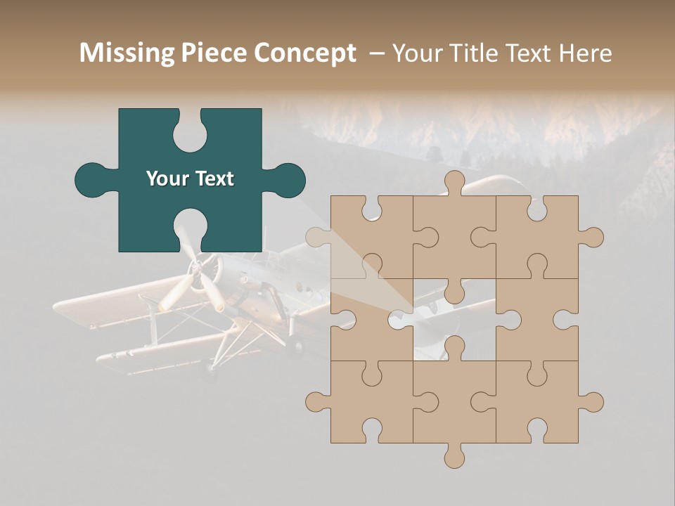 Airforce Veteran Aircraft PowerPoint Template