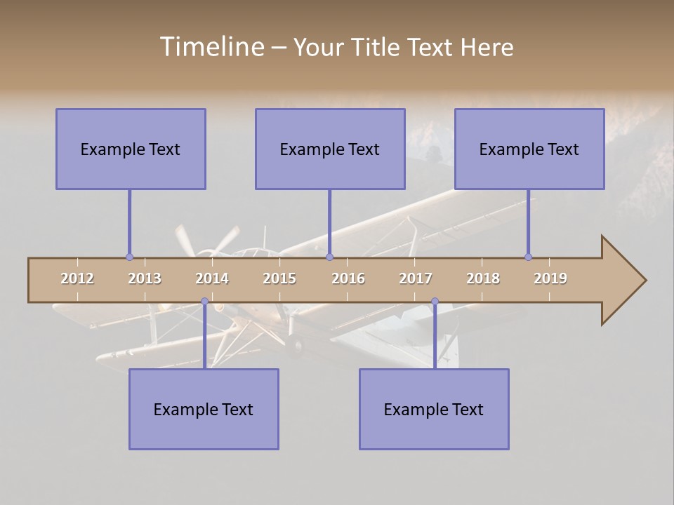 Airforce Veteran Aircraft PowerPoint Template