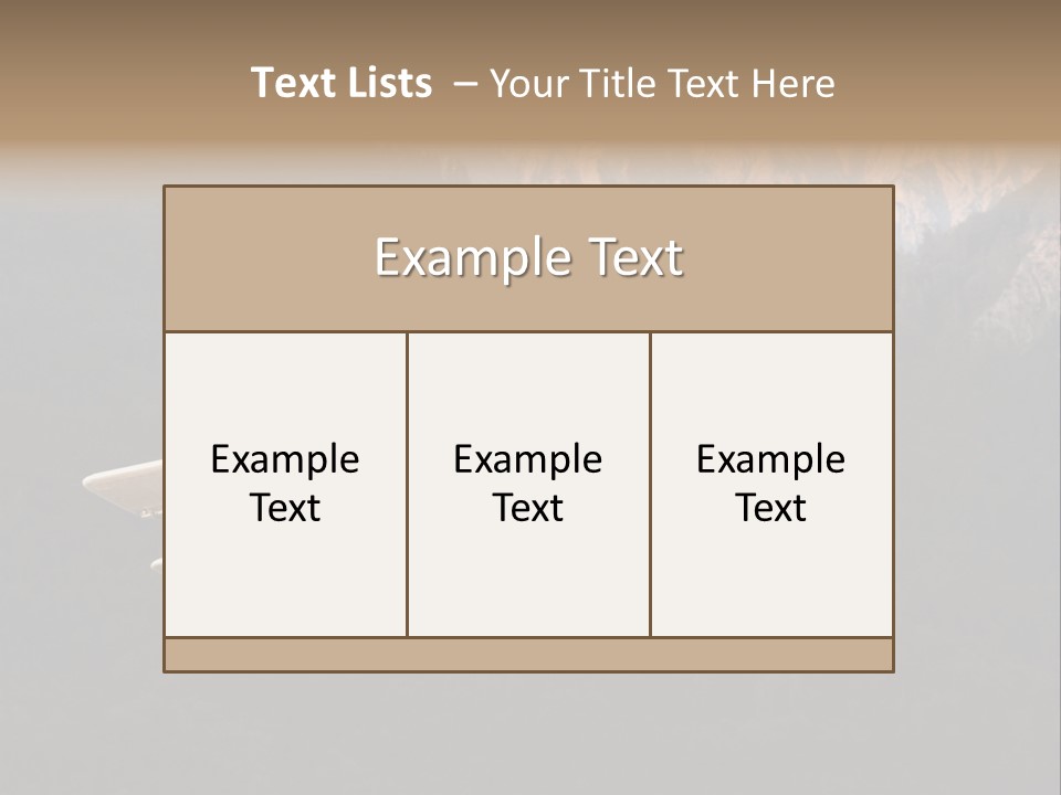 Airforce Veteran Aircraft PowerPoint Template