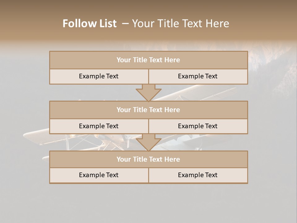 Airforce Veteran Aircraft PowerPoint Template