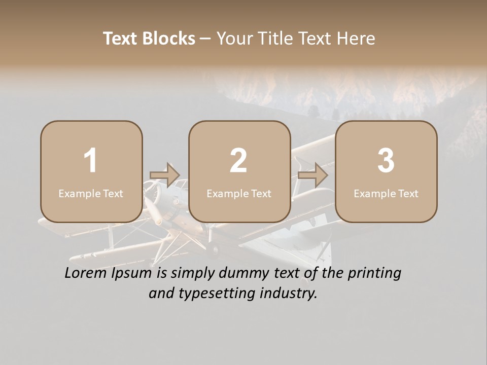 Airforce Veteran Aircraft PowerPoint Template