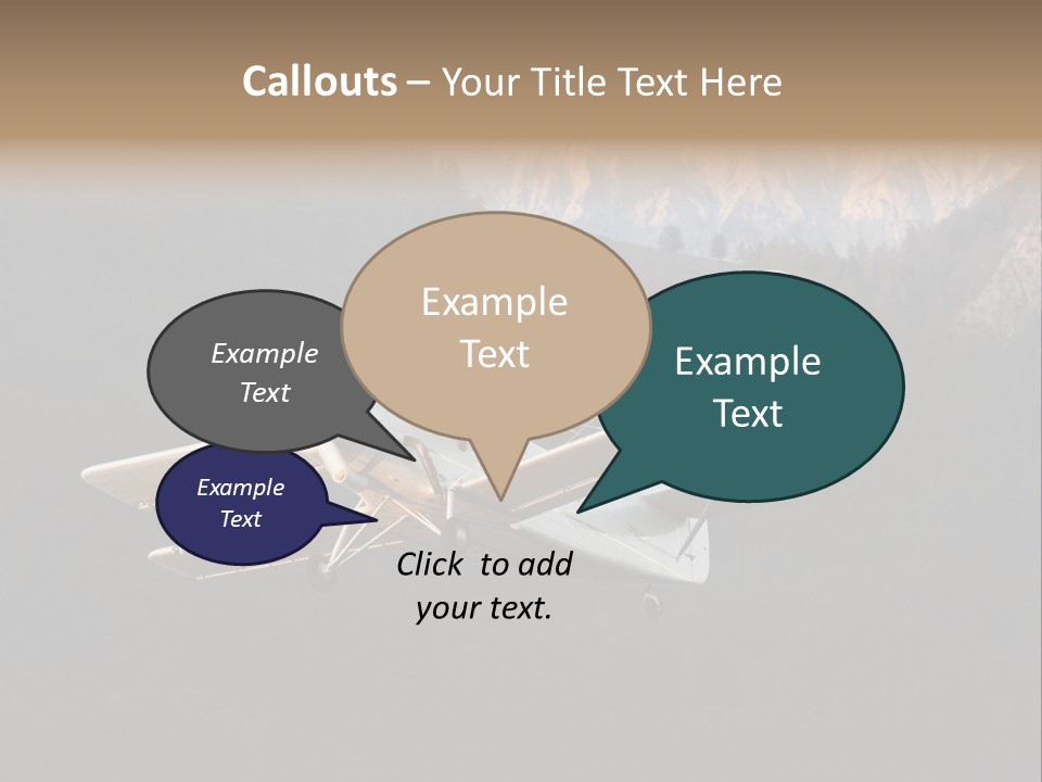 Airforce Veteran Aircraft PowerPoint Template