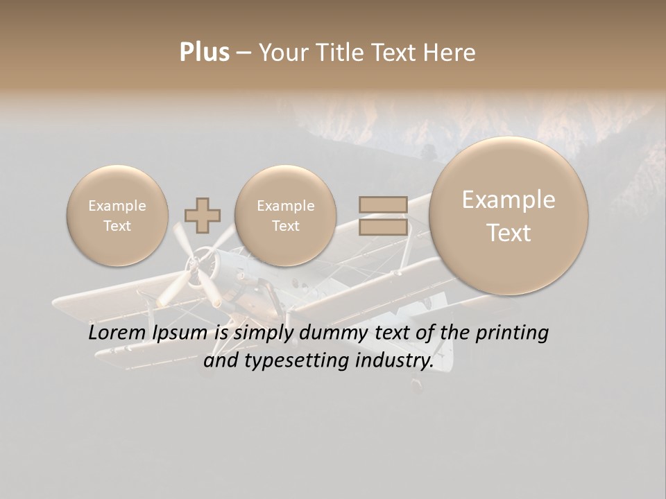 Airforce Veteran Aircraft PowerPoint Template