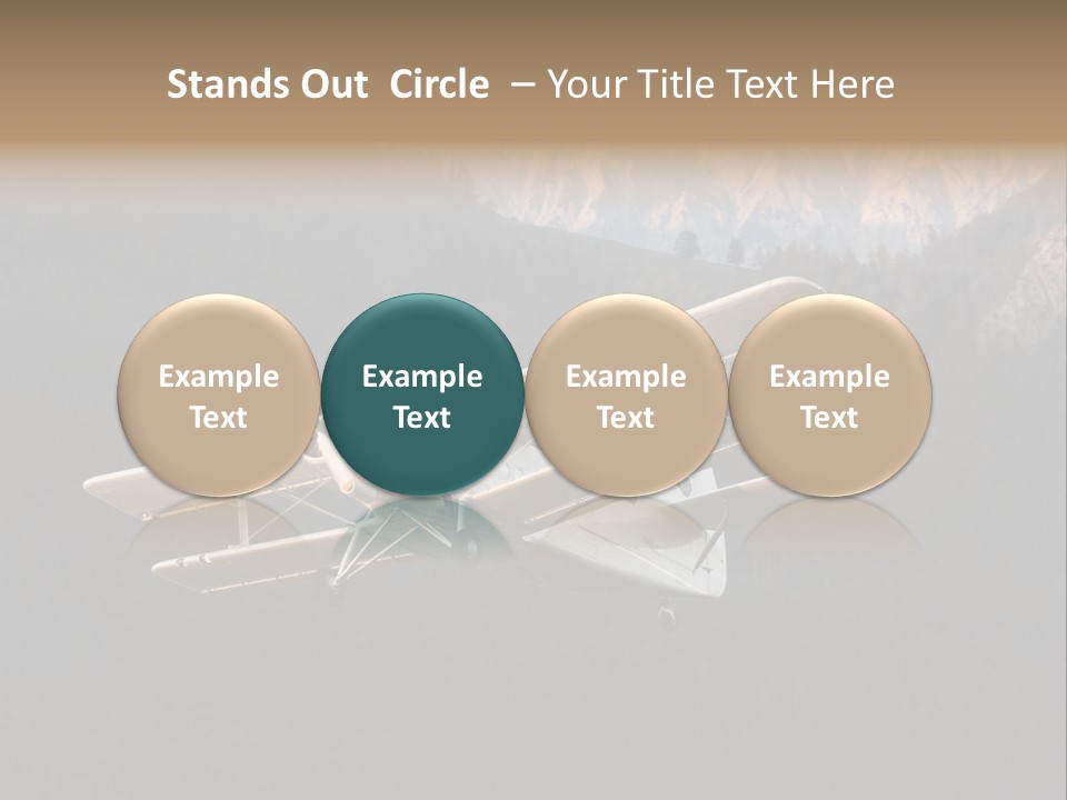 Airforce Veteran Aircraft PowerPoint Template