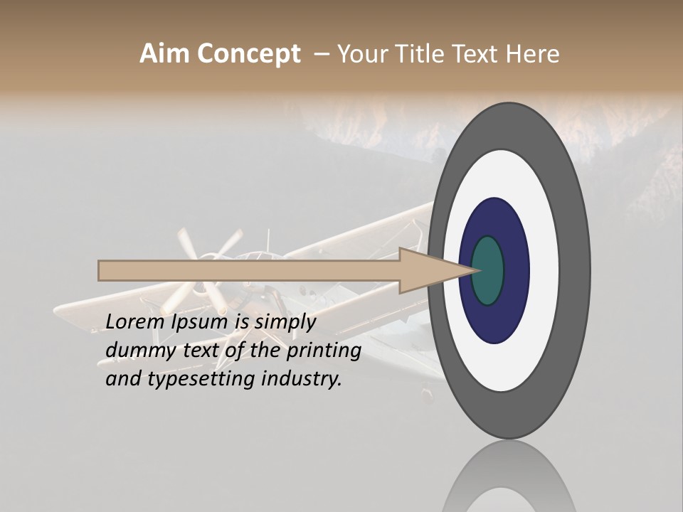 Airforce Veteran Aircraft PowerPoint Template