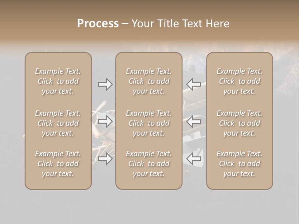 Airforce Veteran Aircraft PowerPoint Template