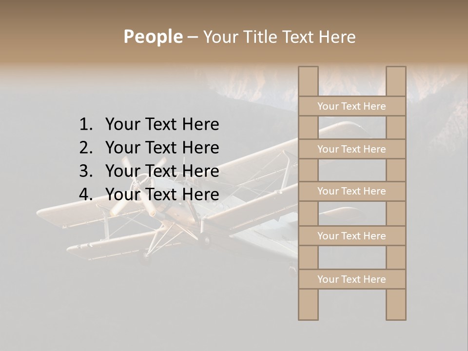 Airforce Veteran Aircraft PowerPoint Template