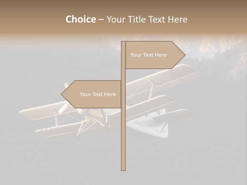 Airforce Veteran Aircraft PowerPoint Template