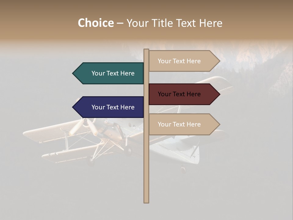 Airforce Veteran Aircraft PowerPoint Template