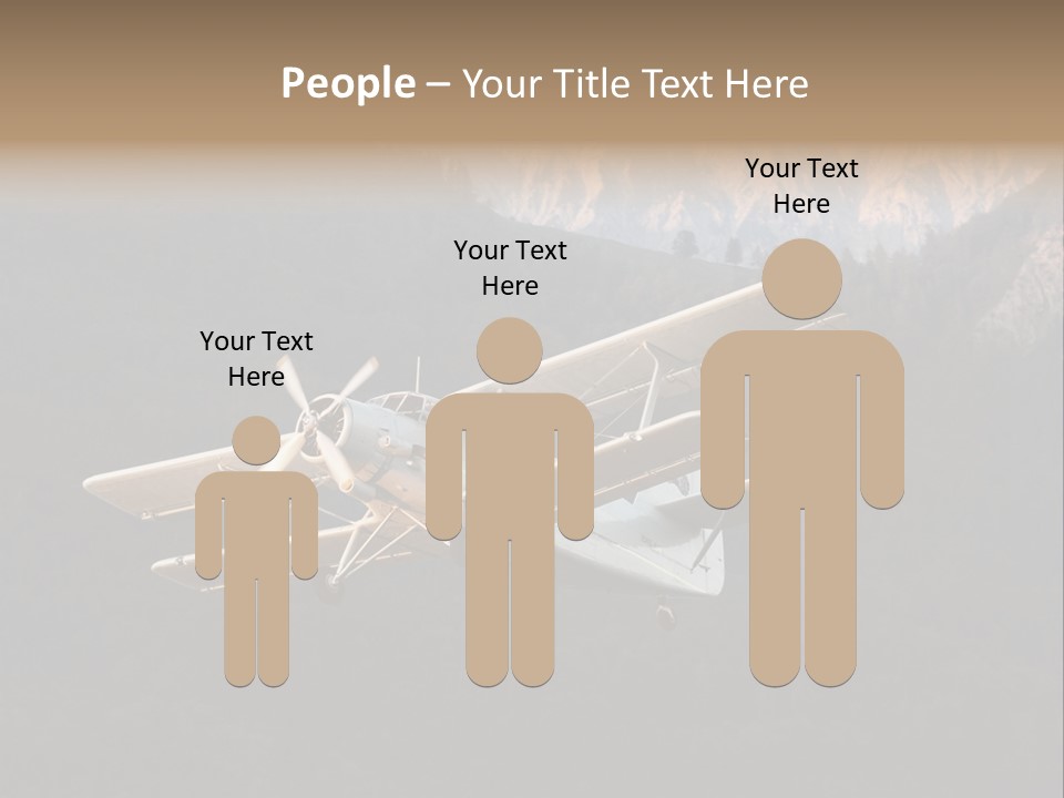 Airforce Veteran Aircraft PowerPoint Template