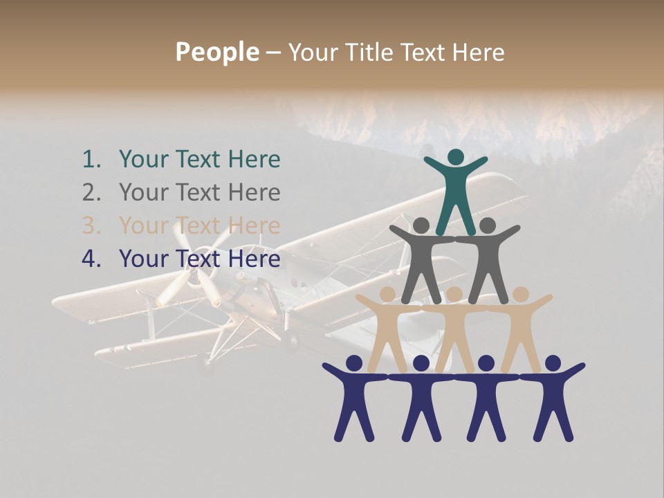 Airforce Veteran Aircraft PowerPoint Template