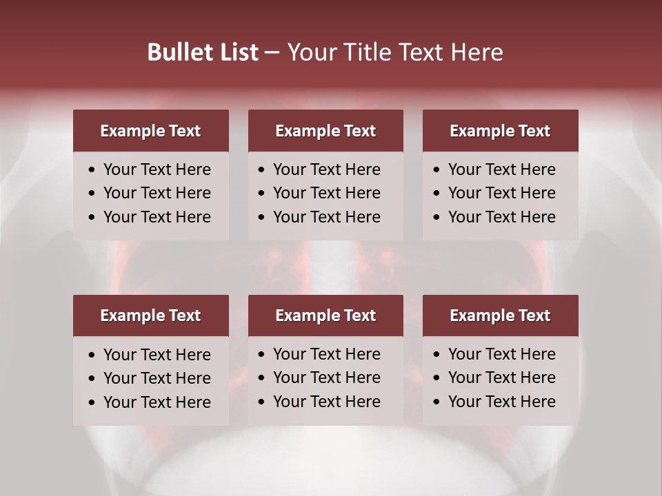 Exam Bronchitis Pulmonary PowerPoint Template