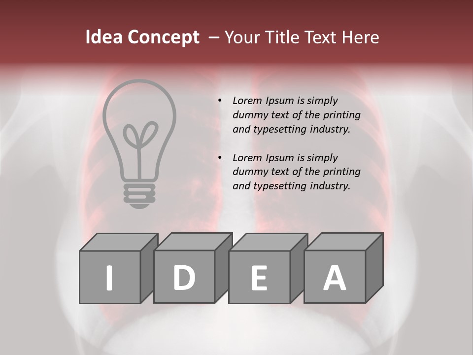 Exam Bronchitis Pulmonary PowerPoint Template