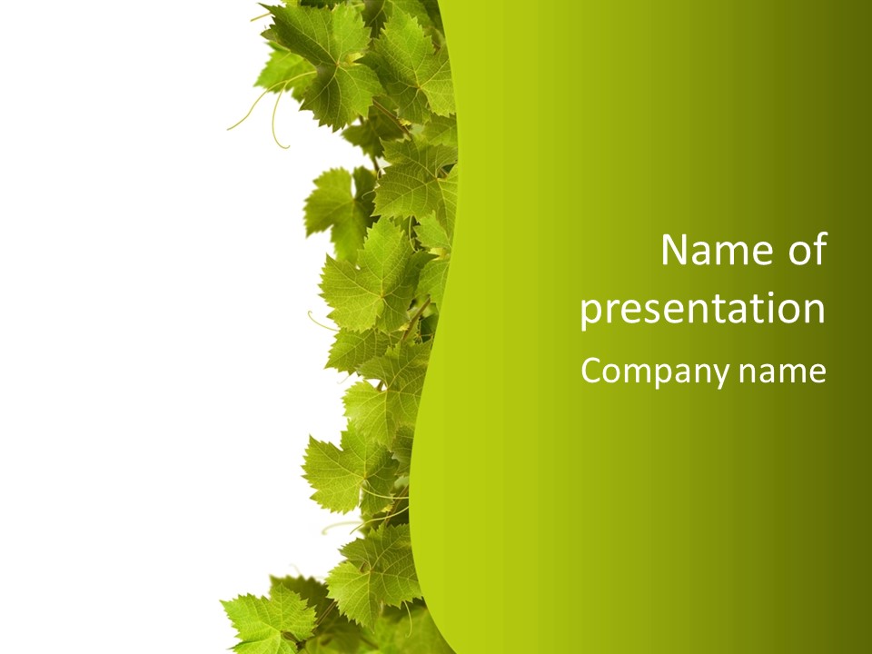 Healthy Farm Horticulture PowerPoint Template