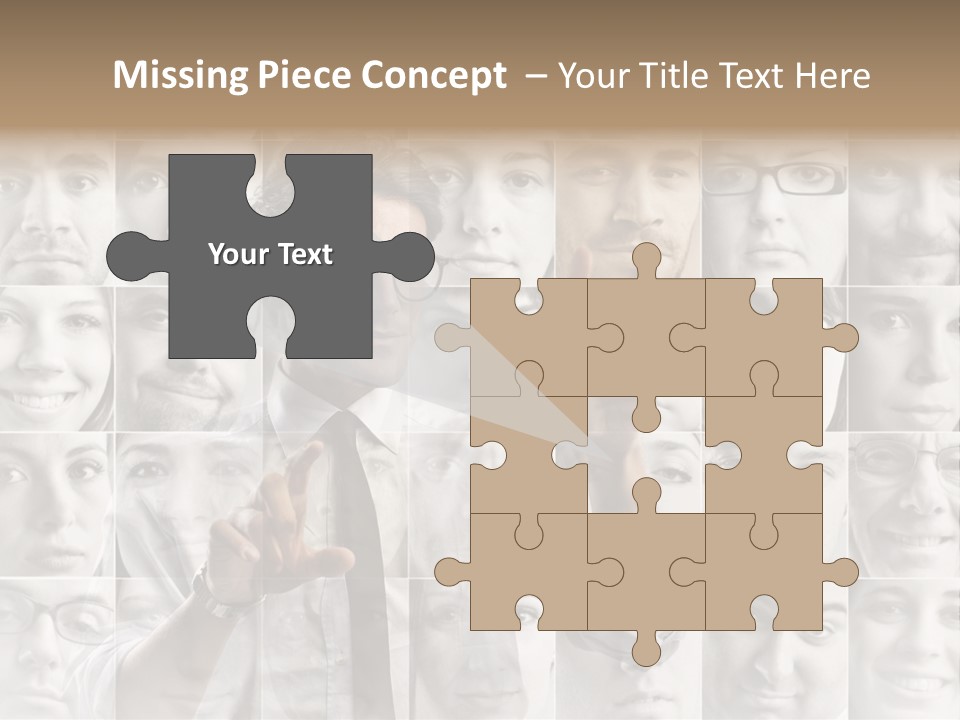 Nerd Businessman Press PowerPoint Template