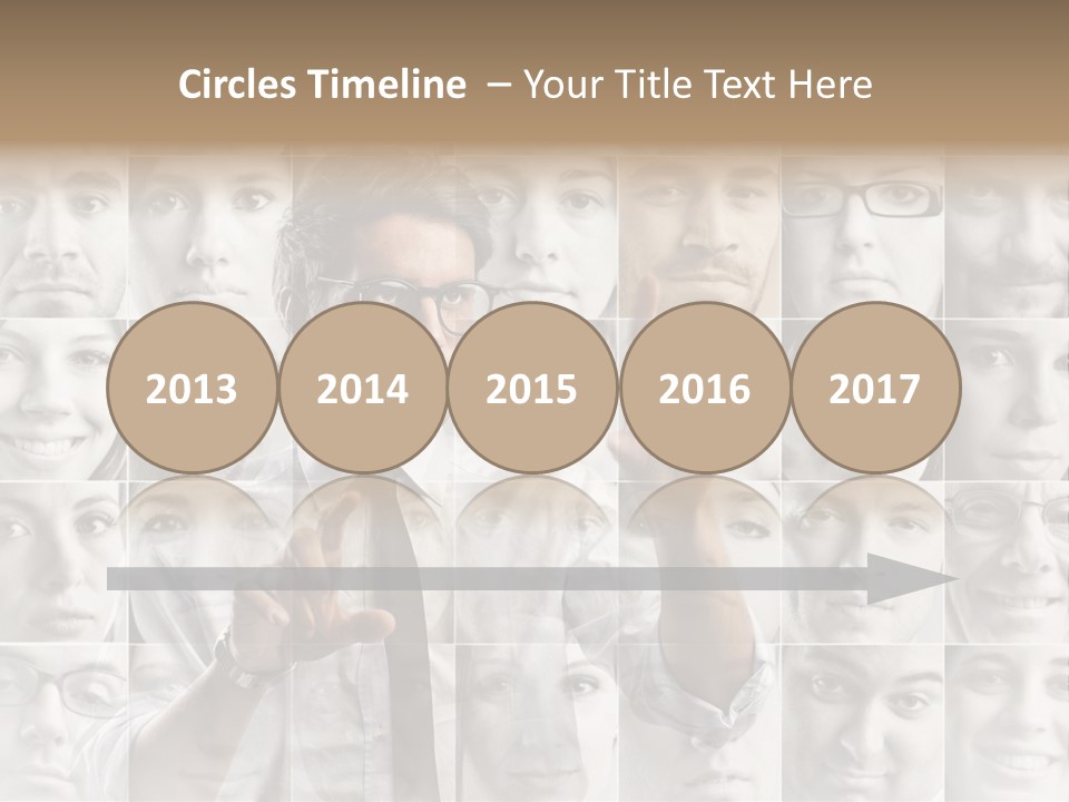 Nerd Businessman Press PowerPoint Template