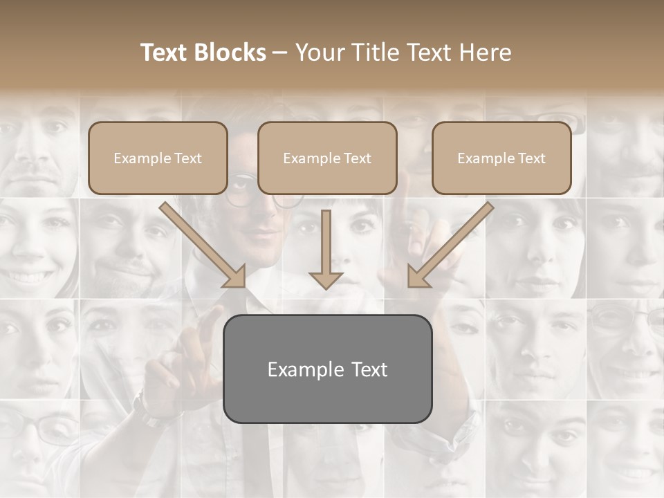 Nerd Businessman Press PowerPoint Template