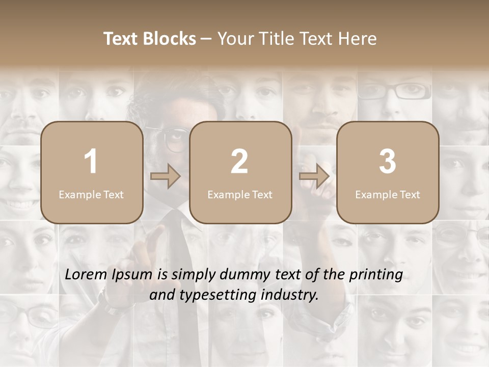 Nerd Businessman Press PowerPoint Template
