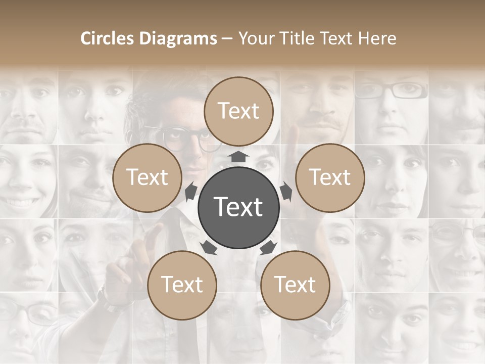 Nerd Businessman Press PowerPoint Template