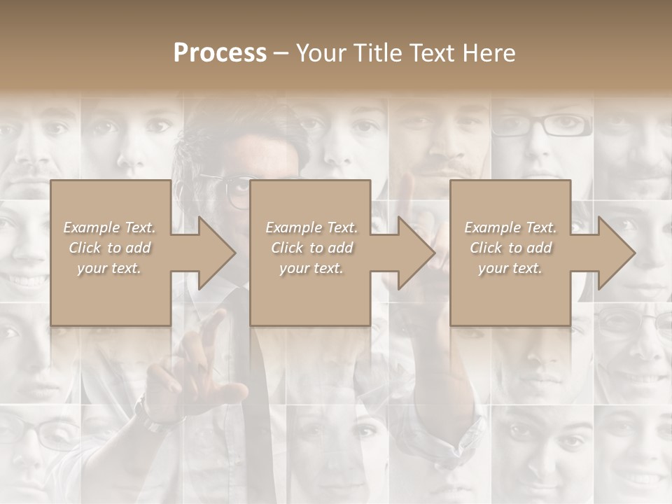 Nerd Businessman Press PowerPoint Template