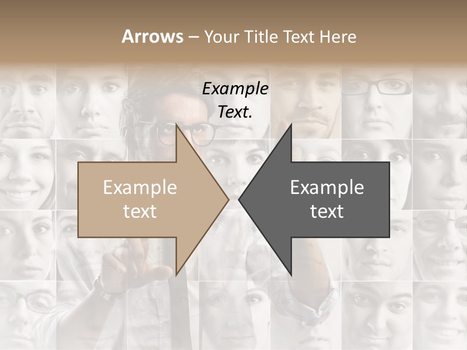 Nerd Businessman Press PowerPoint Template